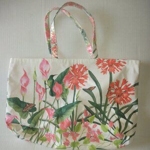 New, Estee Lauder Calla Lily Hummingbird Butterfly Tote Bag